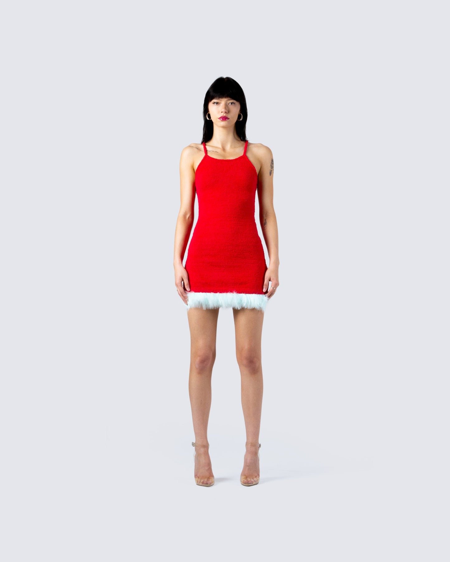 Rocki Red Knit Dress
