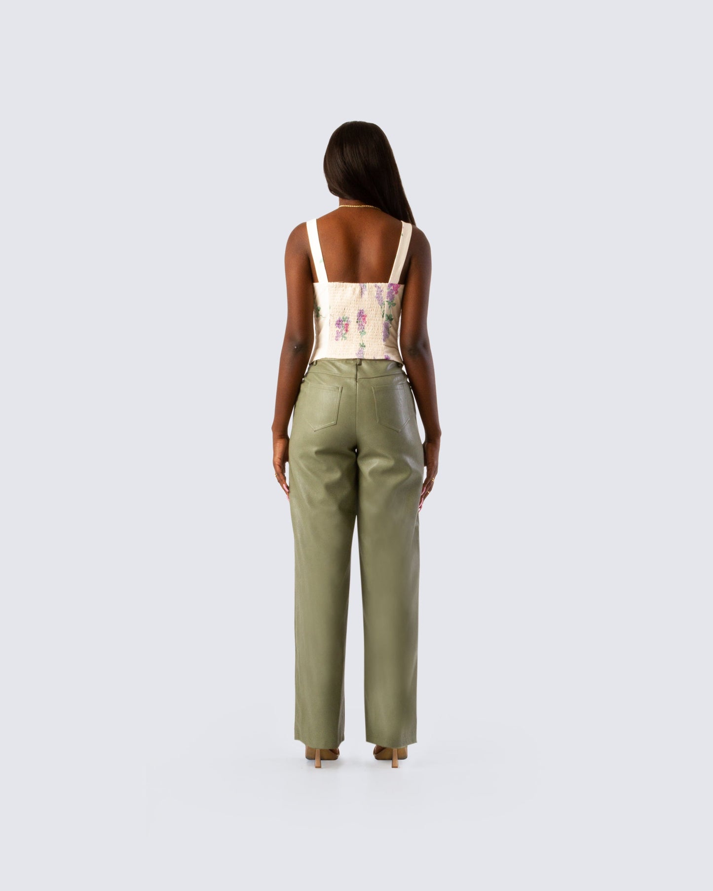Winona Flower Print Corset Top