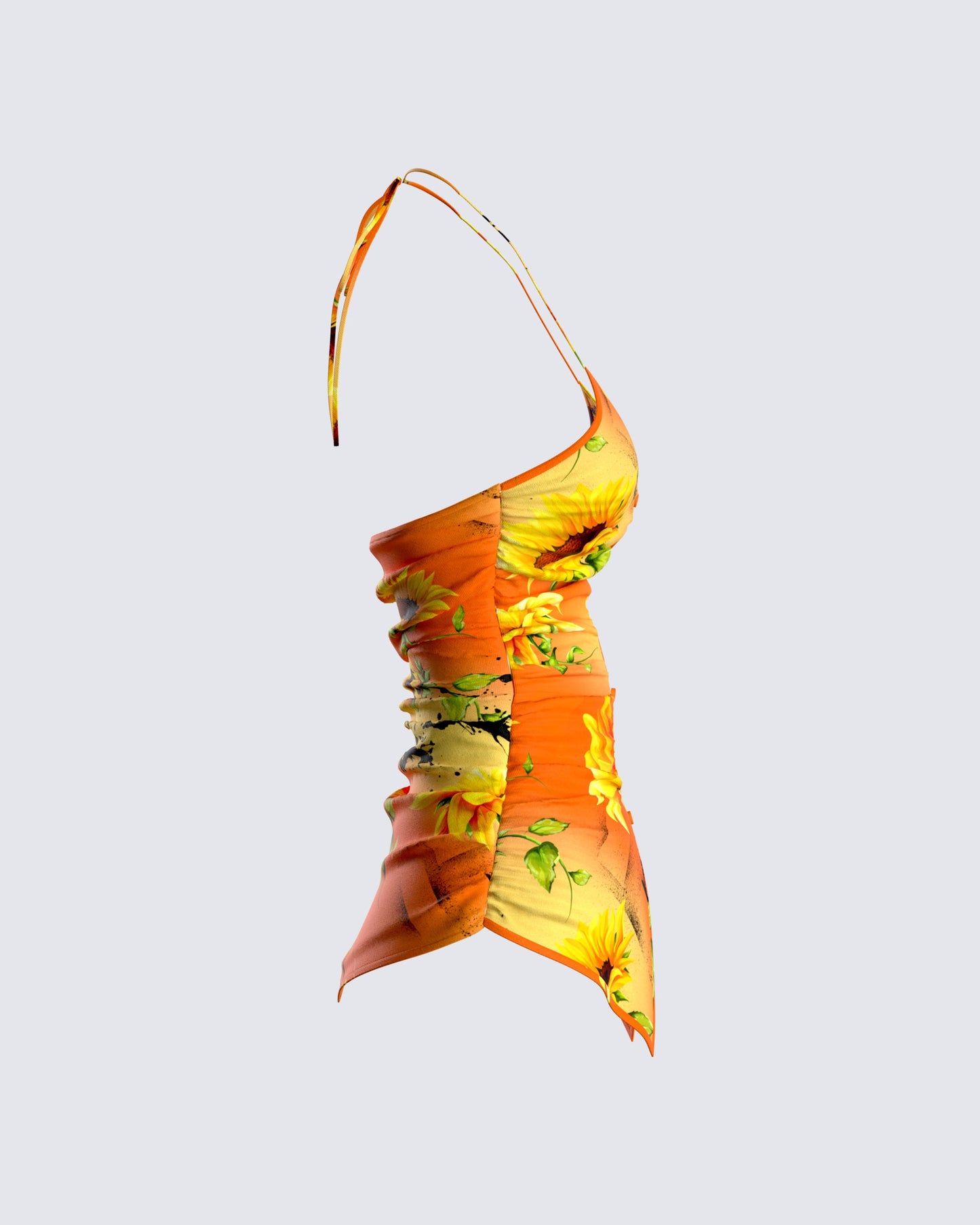 Kenji Sunflower Print Top