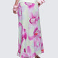 Alexis Printed Green Maxi Skirt