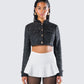 Pippa Black Tweed Cropped Jacket