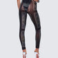 Rikku Black Bandana Mesh Leggings