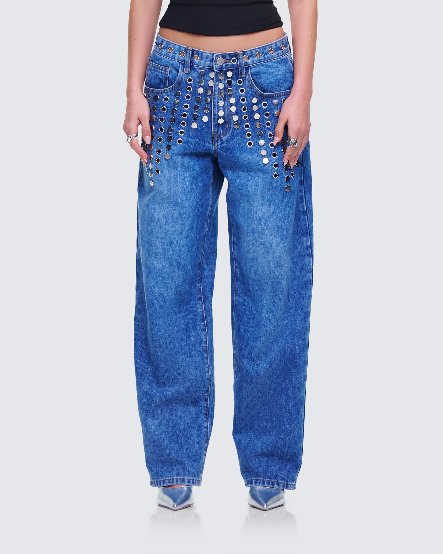 Vanora Grommet and Stud Jean