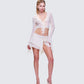 Maeve Ivory Lace Mini Skirt