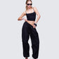 Finley Black Parachute Pant