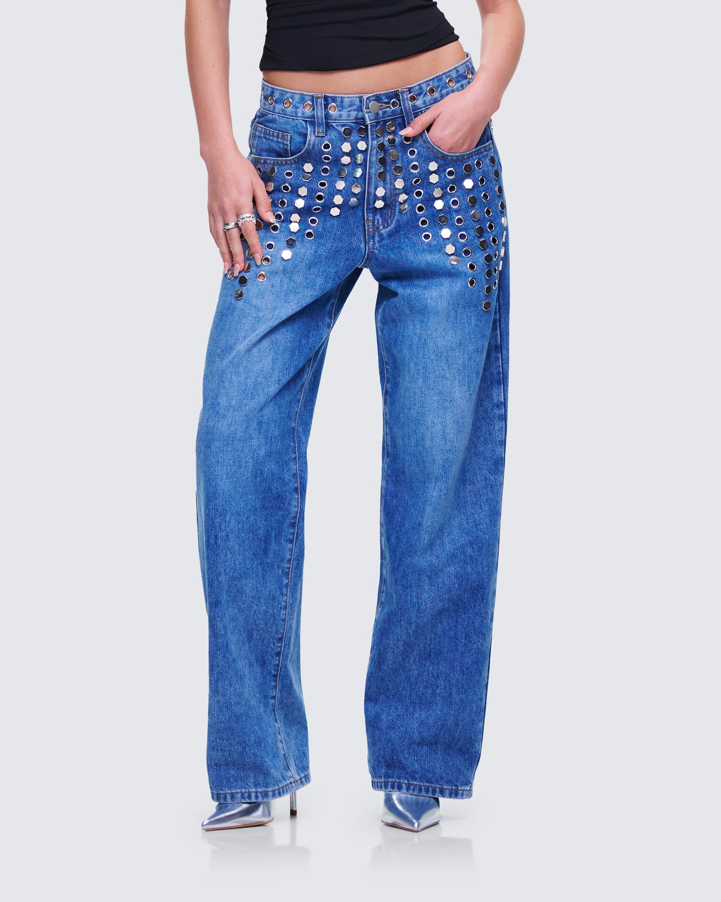 Vanora Grommet and Stud Jean