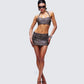 Hosea Brown Vegan Leather Micro Mini Skirt