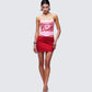 Carolina Red Mini Skirt