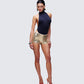 Posie Gold Sequin Mini Shorts