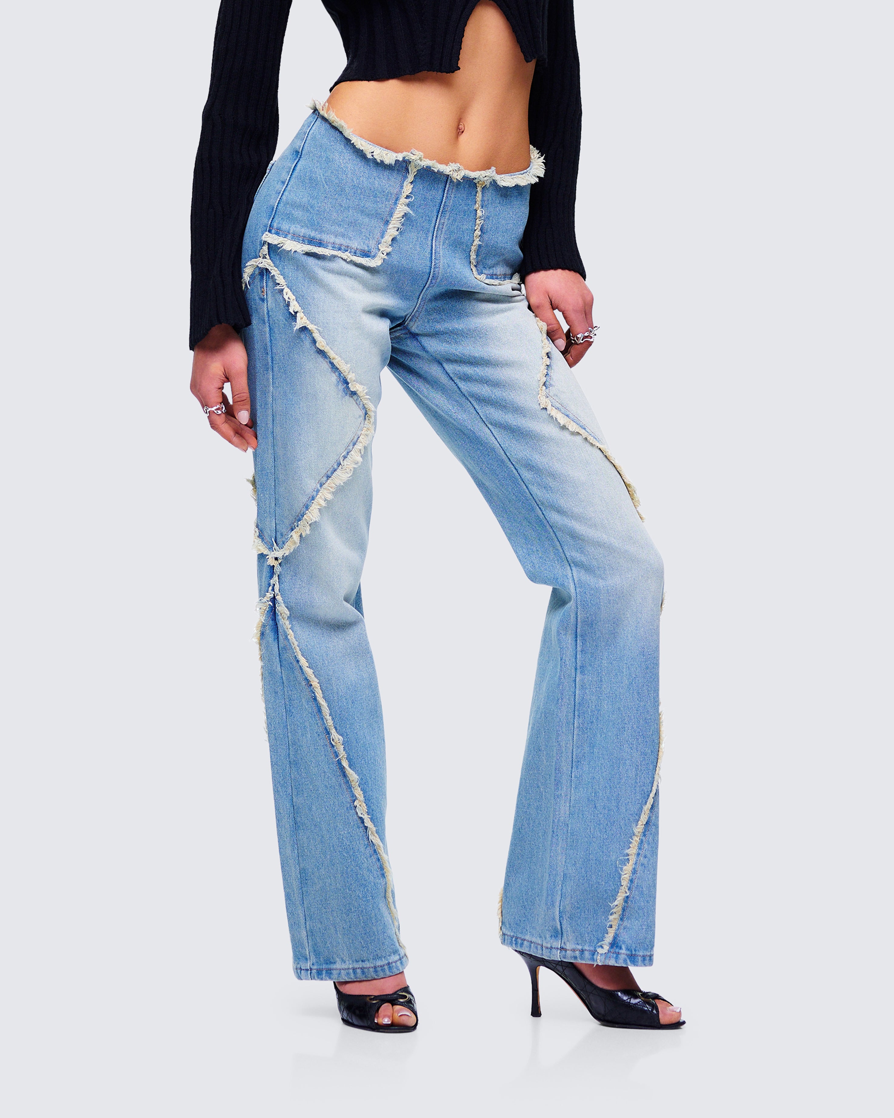 Fornarina Straight-Leg sale Jeans blau Casual-Look