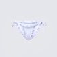Monroe White Ruffle Bikini Bottom