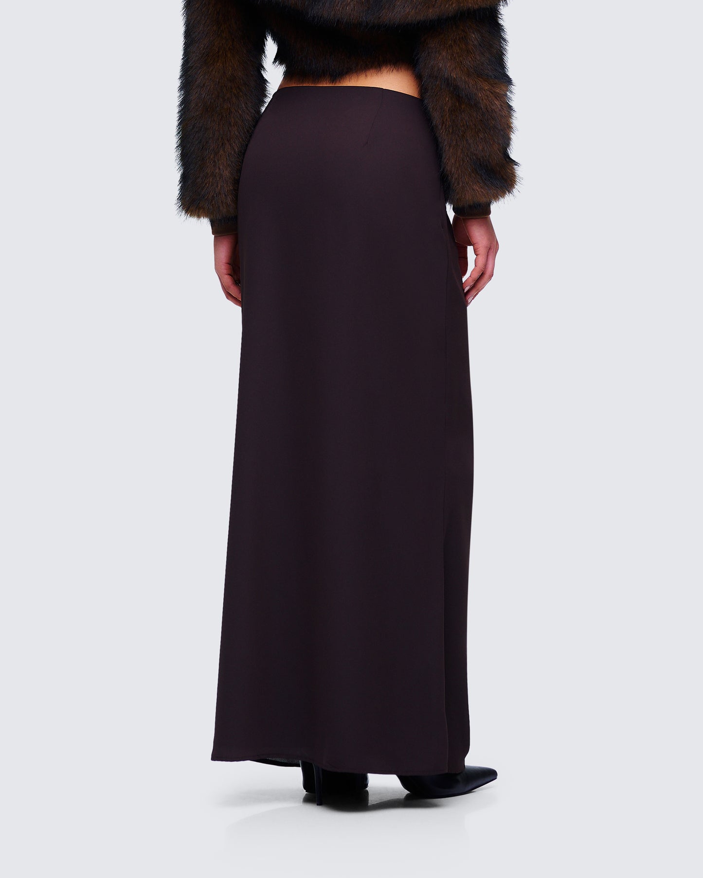 Nadi Brown Maxi Skirt