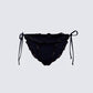 Monroe Black Ruffle Bikini Bottom