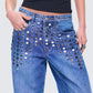 Vanora Grommet and Stud Jean