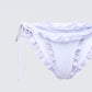 Monroe White Ruffle Bikini Bottom