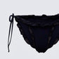 Monroe Black Ruffle Bikini Bottom