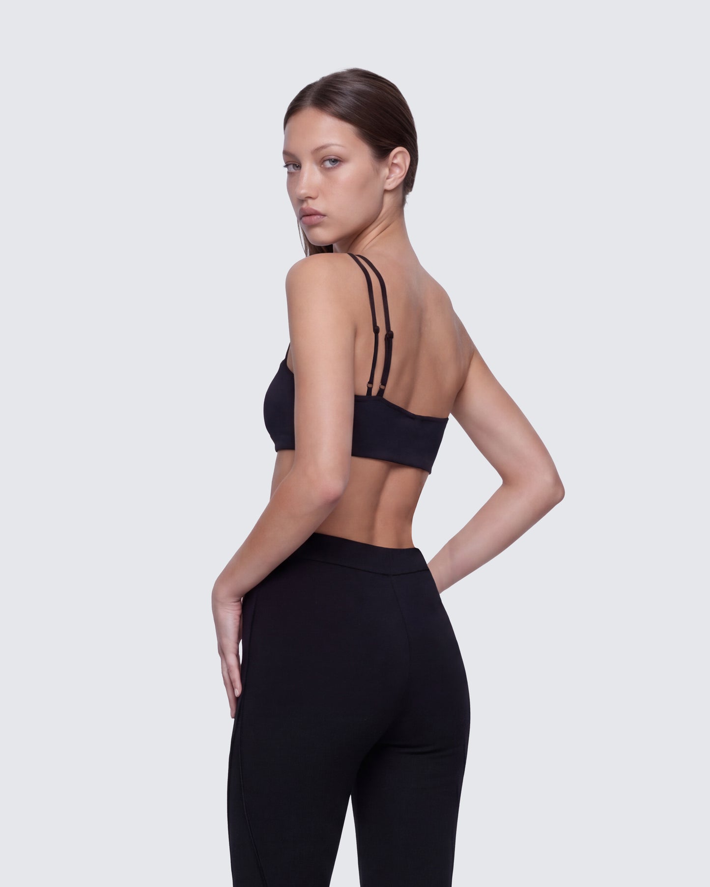 Women's black top alternate angle – FINESSE