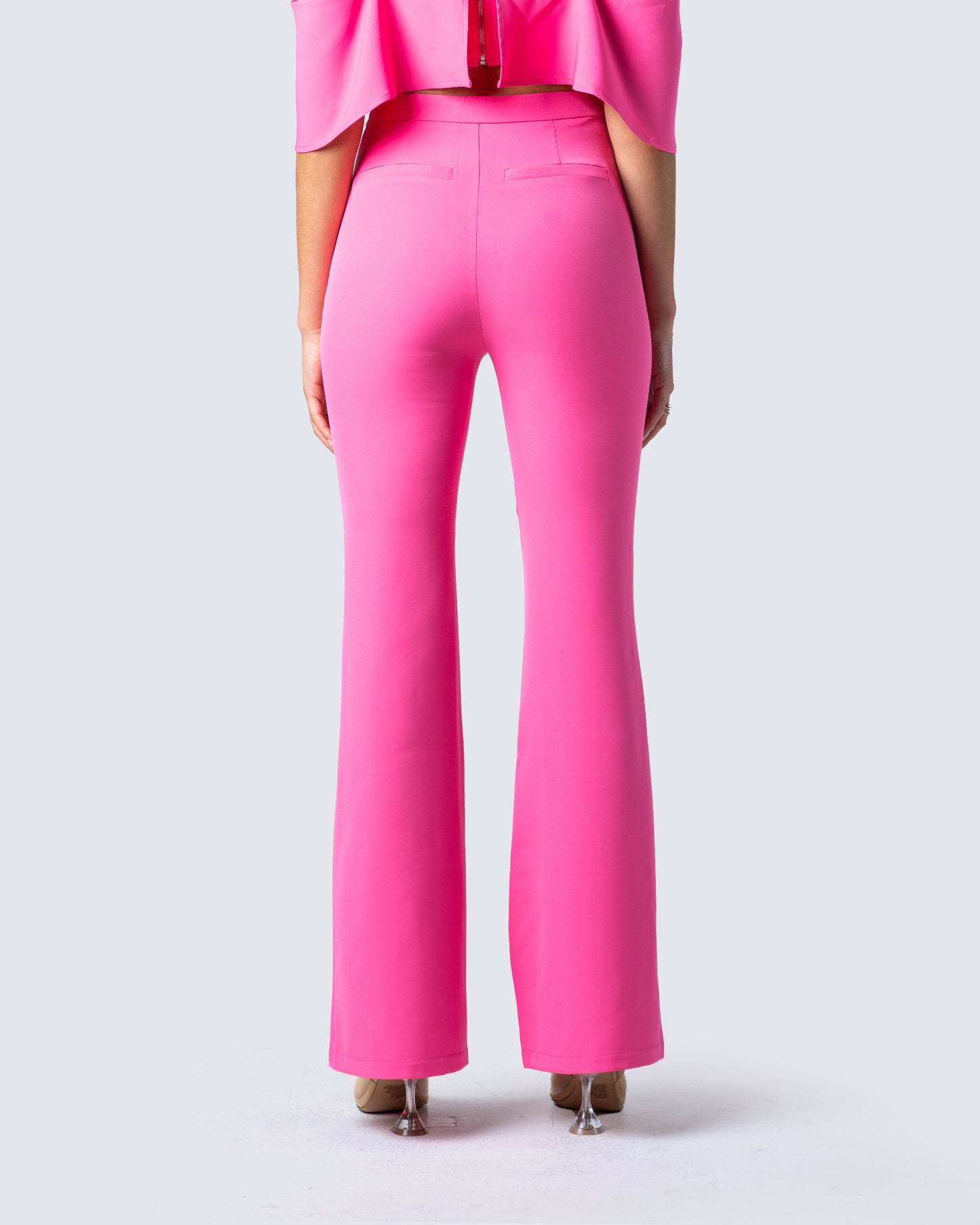 Maro Pink High Rise Wide Leg Pant – FINESSE
