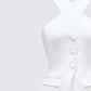 Elina Cream Halter Neck Waistcoat