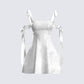 Valeria White Satin Mini Dress