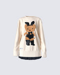 Magnolia Horseshoe Print Checkered PLUS Sweater