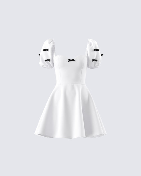 【送料&関税込】Off-White Mini Dress Jayla White Skater Mini Dress – FINESSE