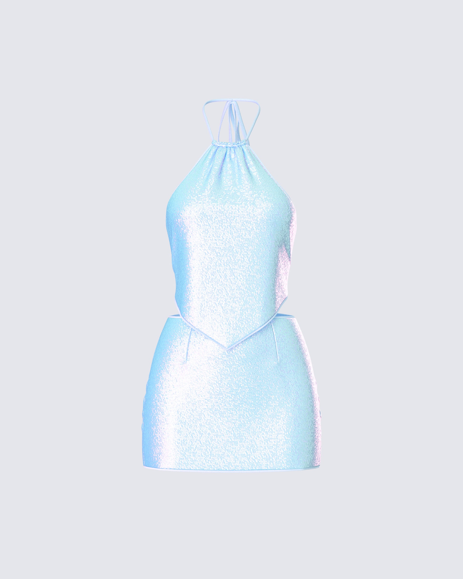 blue sequin halter mini dress Sexy Keyhole Halter Mini Royal Blue Sequins Homecoming Dress