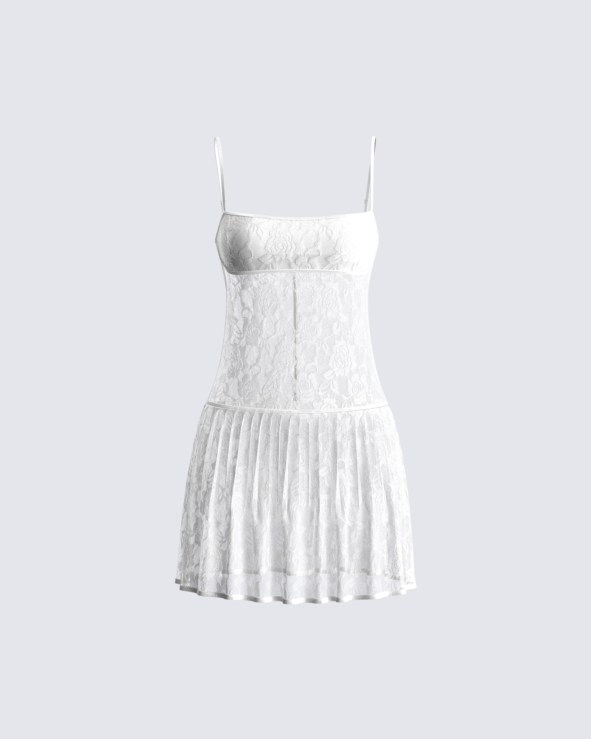 pleated corset mini dress Edikted Perri Pleated Corset Mini Dress - White