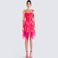 Alejandra Pink Handkerchief Dress