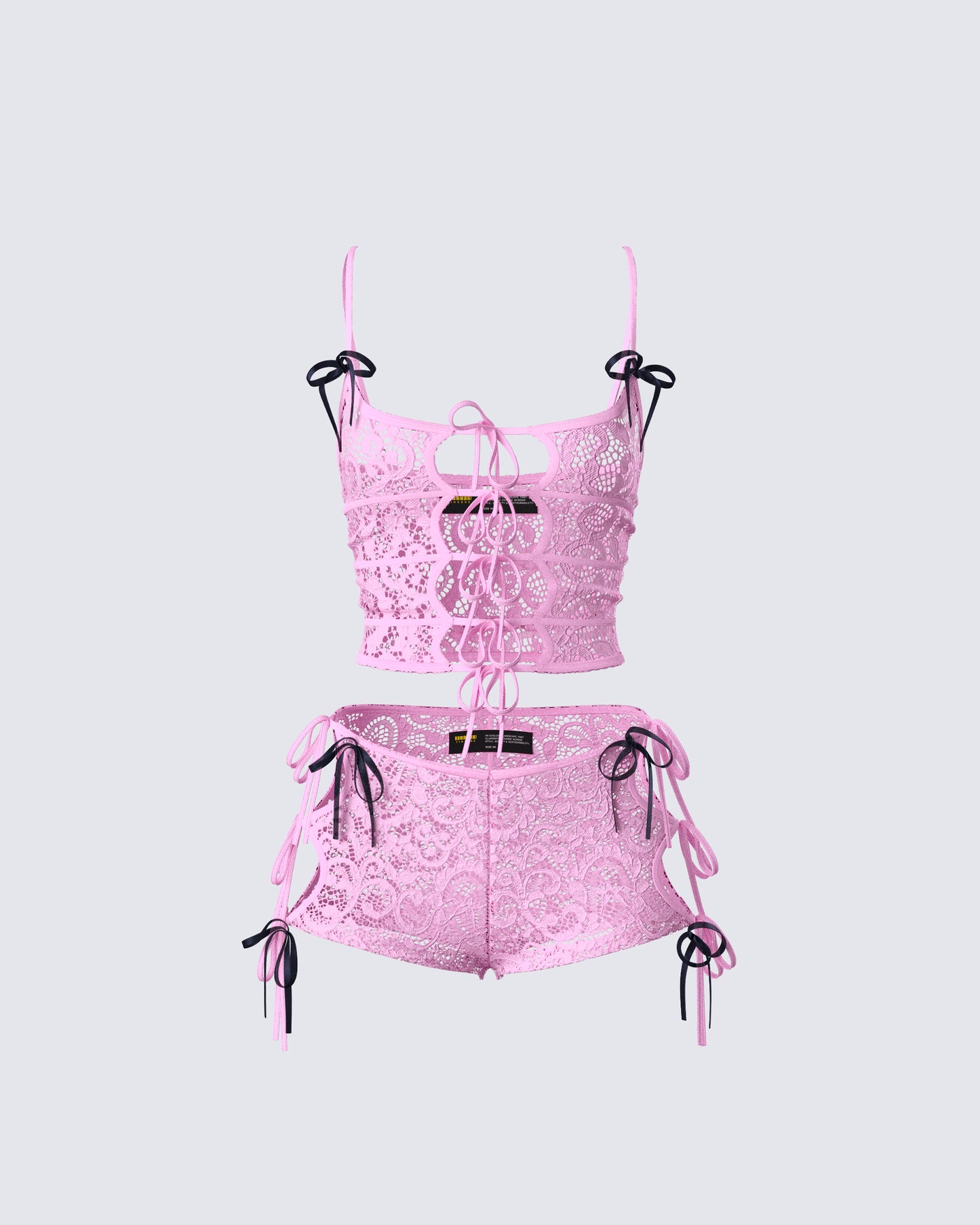 Halsey Pink Lace Set