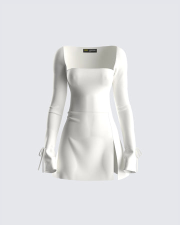 Kesia Ivory Mini Dress