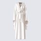 Cressida Ivory Satin Maxi Robe