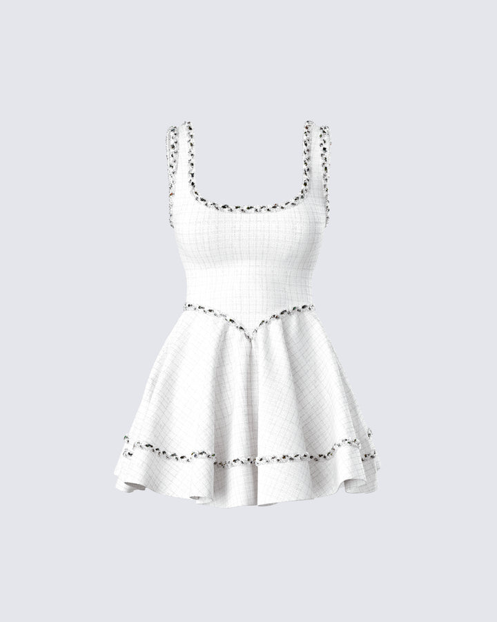 kesia ivory mini dress Ivory Mini Dress