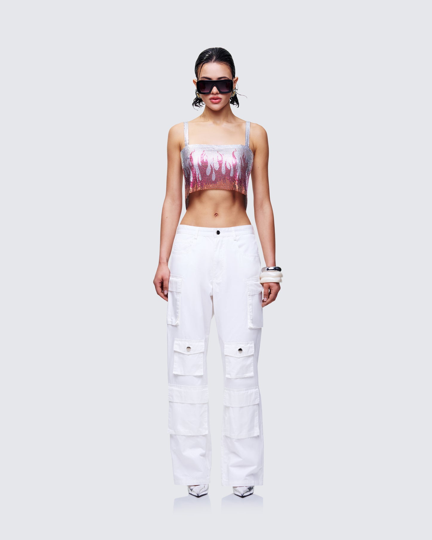 Women's cotton matching set front view – FINESSE