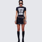 Drea Black Leather Set  