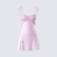 Lottie Pink Mini Slip Dress