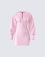 Alice Pink Mini Dress product front