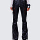 Vyra Black Vegan Leather Pants