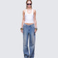 Nixie Denim Set model front