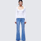 Draya Denim Set model front