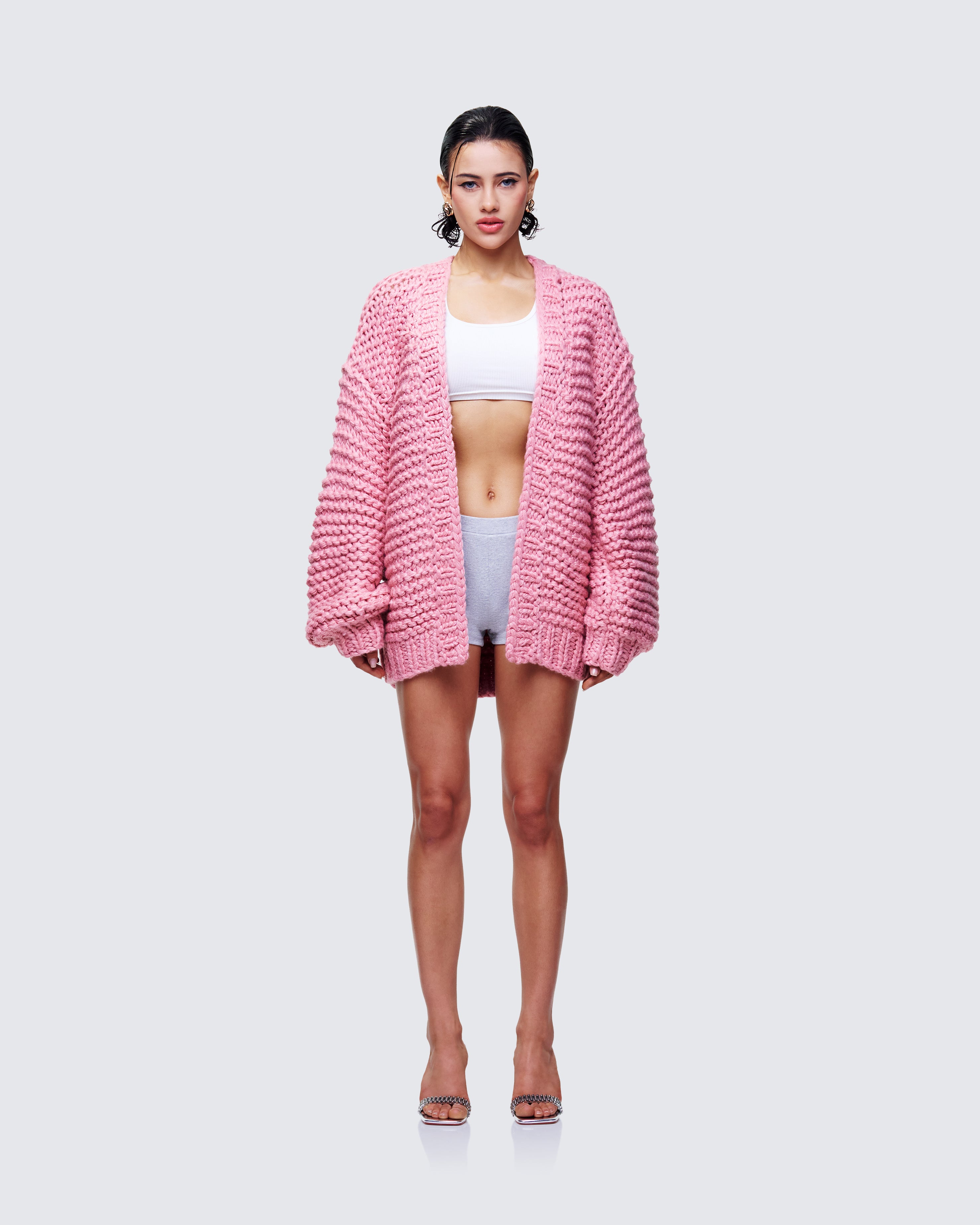 theory luxe セオリーリュクス Fabius Stormi Cardigan カーディガン  ピンク 38 カーディガン(レディース) - セオリーリュクス(Theory luxe)公式通販