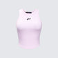 Enid Pink Scoop Hem Tank Top