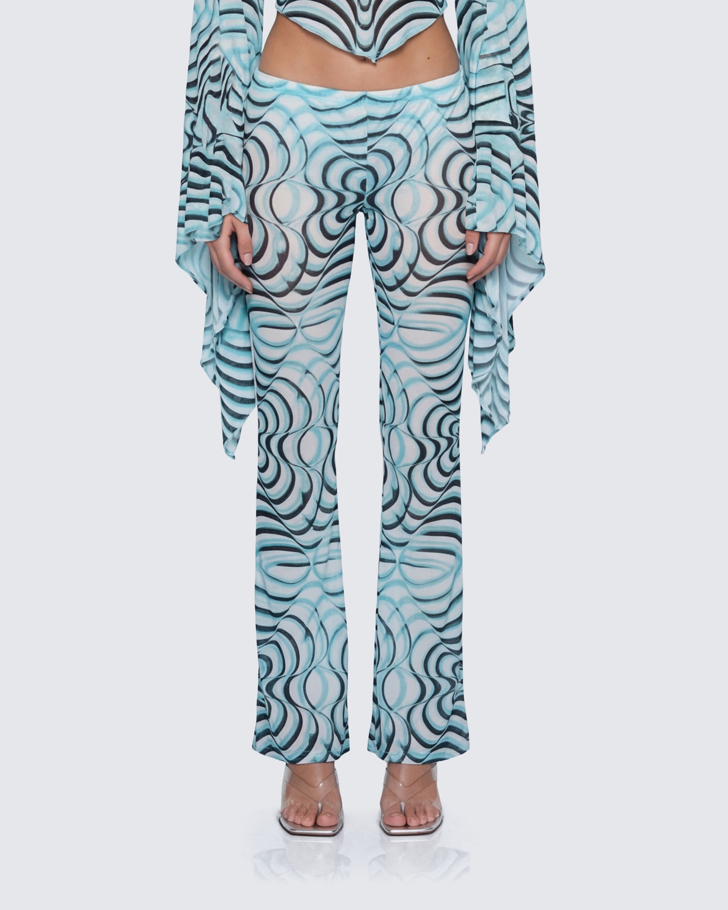 Ophelia Multi Mesh Flare Leggings