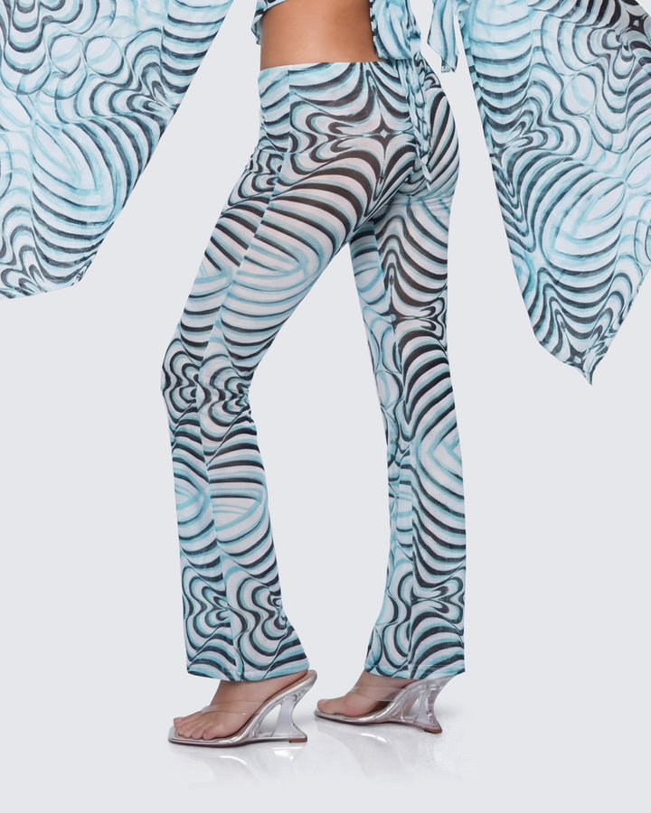 Ophelia Multi Mesh Flare Leggings