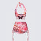 Cece Orange Printed Set product front