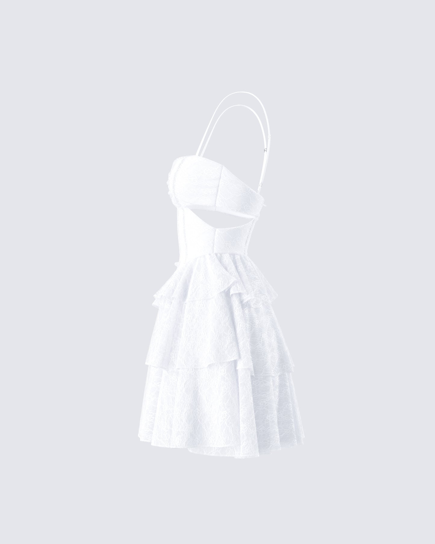 finesse alice white mini dress White Lace Mini Dress