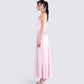 Maryann Pink Strapless Maxi Dress