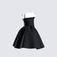 Vale Black Off Shoulder Mini Dress