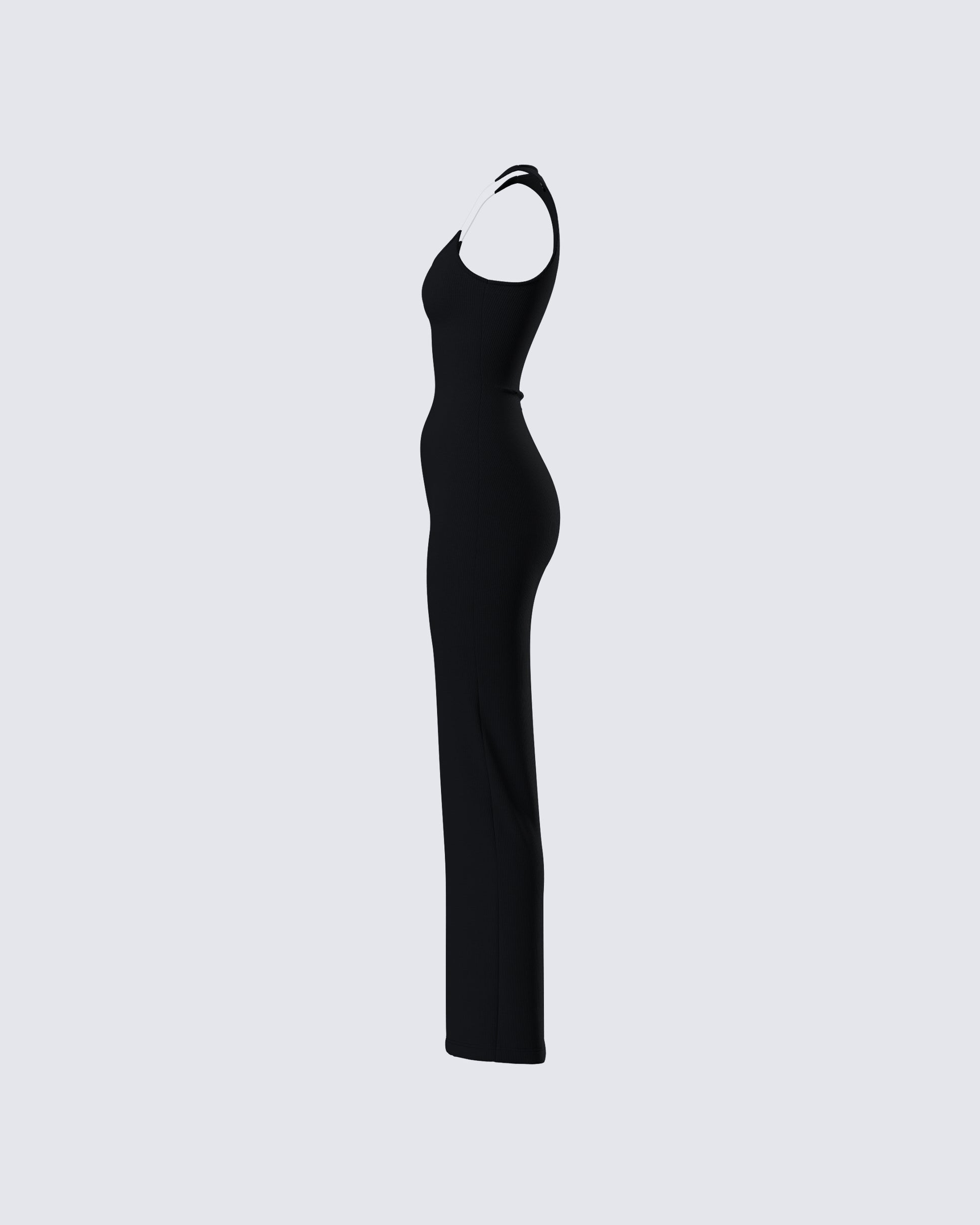 Black Maxi Dress - Bodycon Halter Neck Evening FINESSE Black Maxi Dress - Bodycon Halter Neck Evening FINESSE