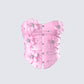 Roselle Pink Rhinestone Corset Top
